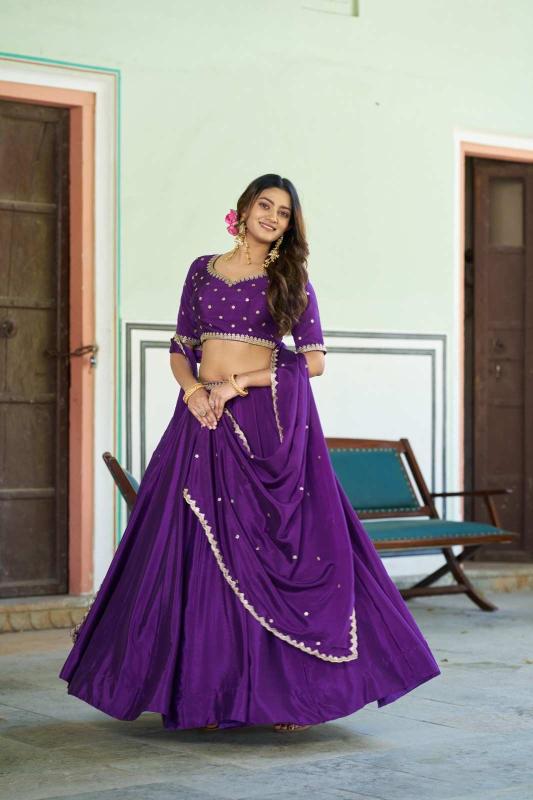 MEHERVA Chinon PRL Fancy lehenga choli wholesale price